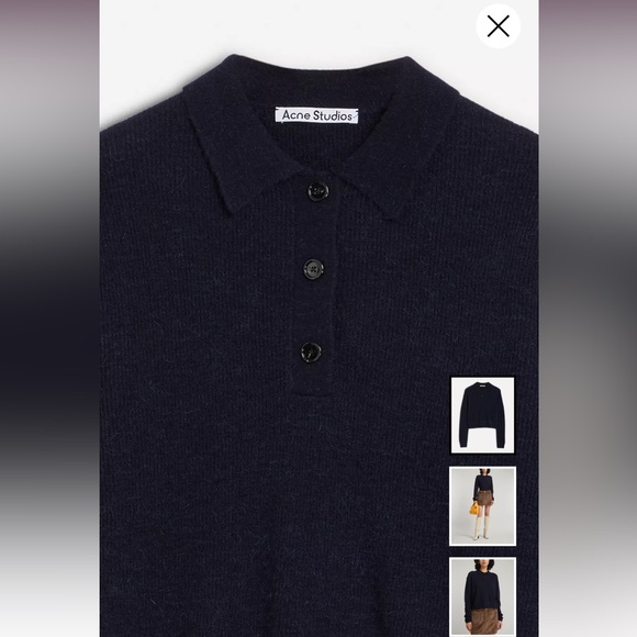 Acne Studio Alpaca Polo sweater - Picture 7 of 8